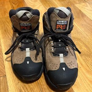 Timberland Pro Boots Women’s Steel Toe Brown Work Aerocore Sz 6